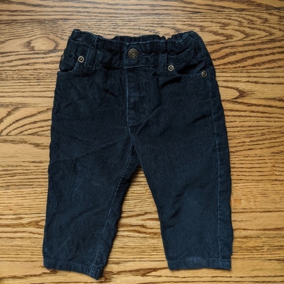 Carter's Baby Boy Black Corduroy Casual Pants 12M - Picture 2 of 3